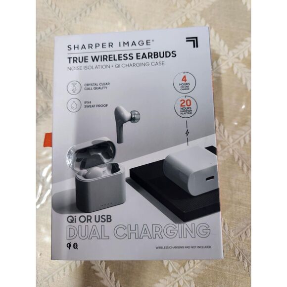 Sharper Image Soudhaven Wireless Earbuds Bluetooth 5.0 With Wireless Charging - Picture 3 of 6